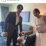 【MLB】大谷翔平、真美子夫人＆デコピンも加わった家族オフショット公開！ 「すばらしい思い出をありがとう」